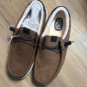 Hey Dude Men's Tan Slip-On Loafers